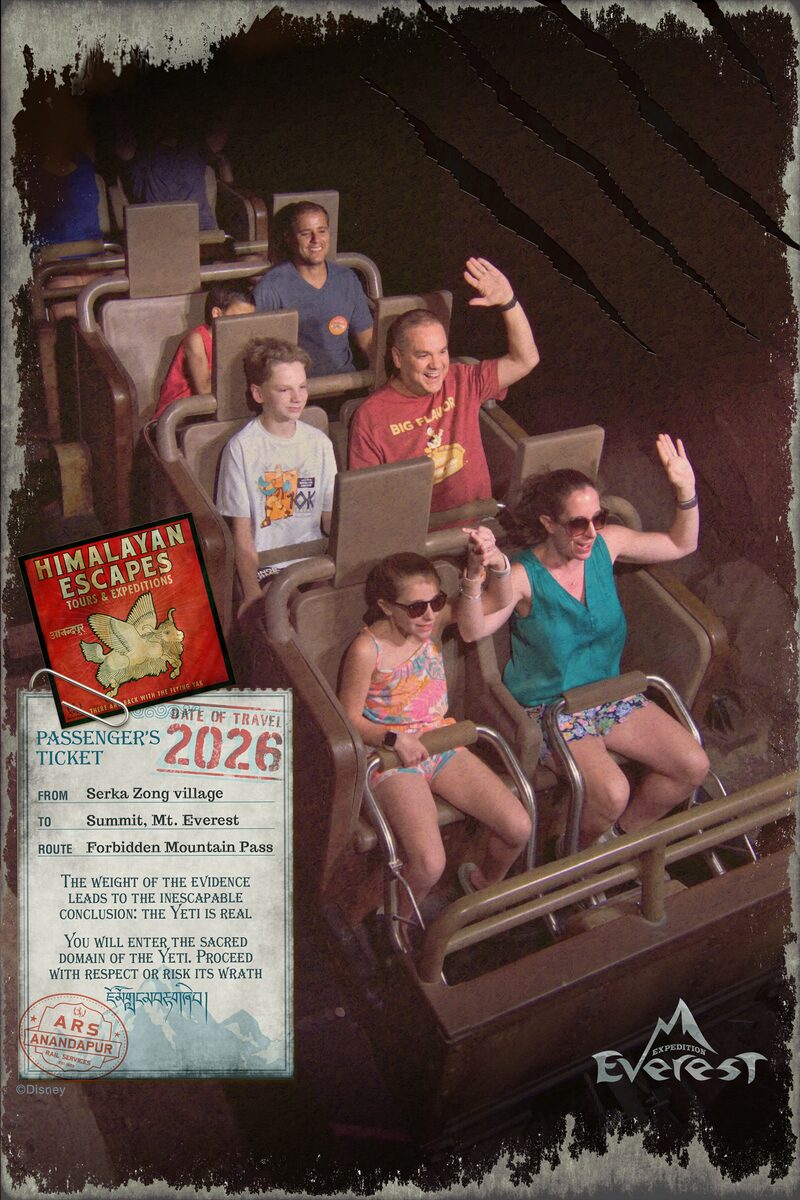 Expedition Everest ride photo