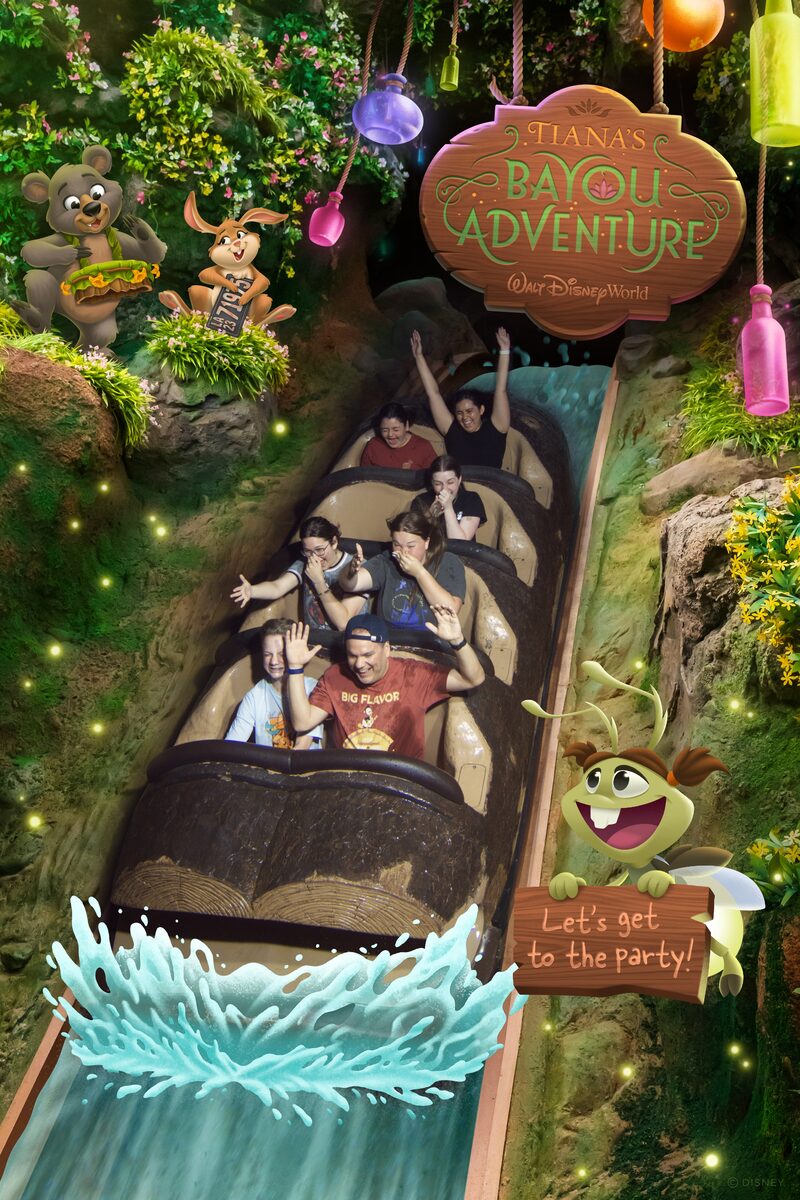 Tiana's Bayou Adventure ride photo