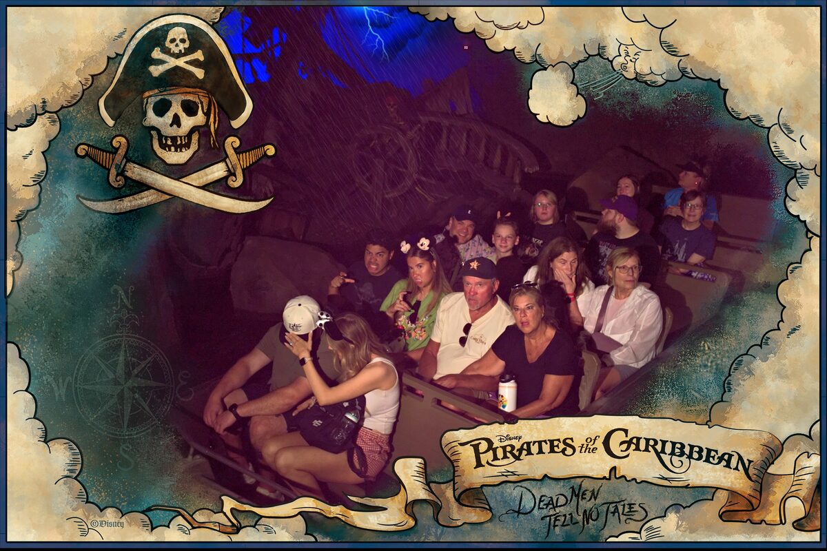 Pirates of the Caribbean ride photo