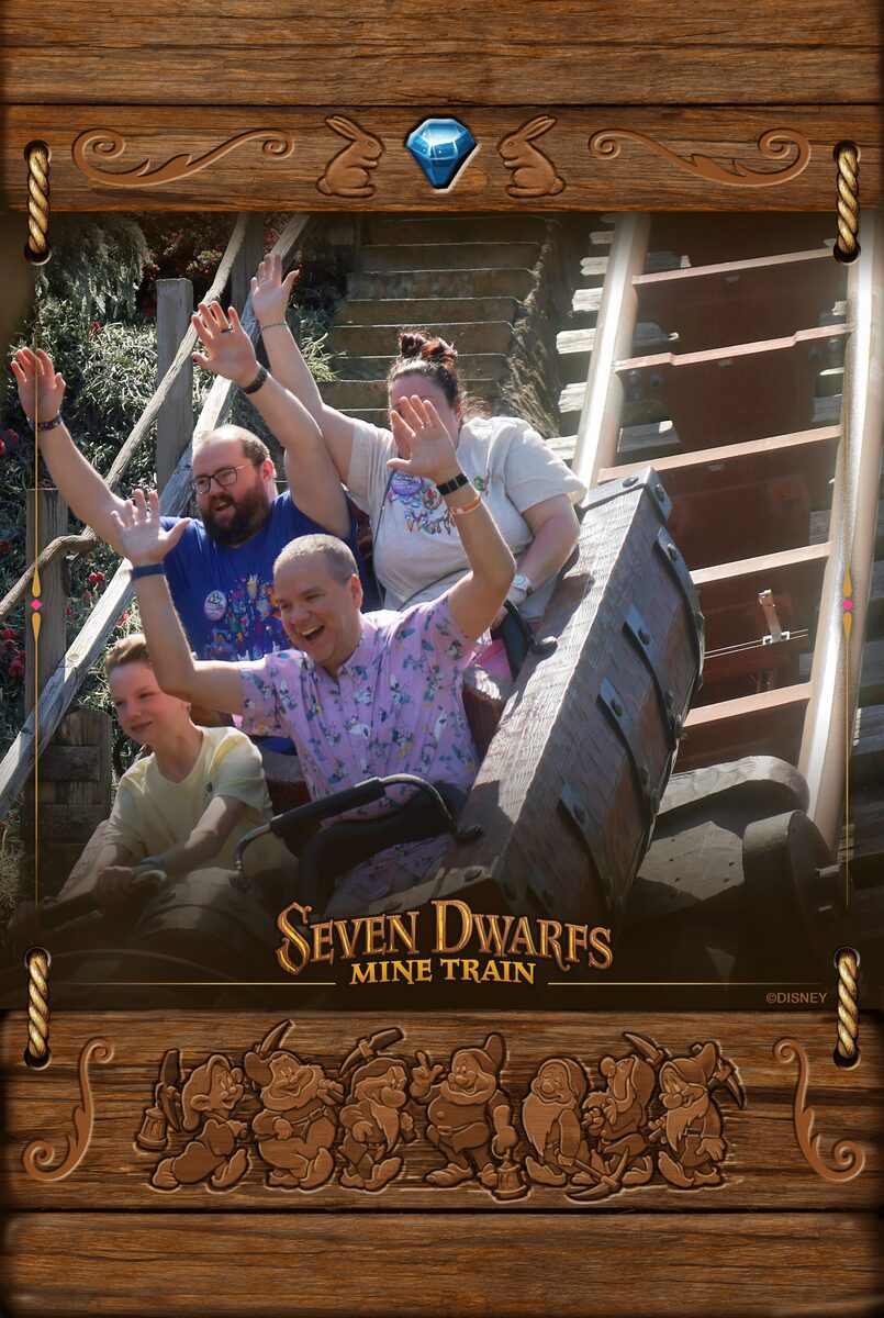 Seven Dwarves Mine Train ride photo