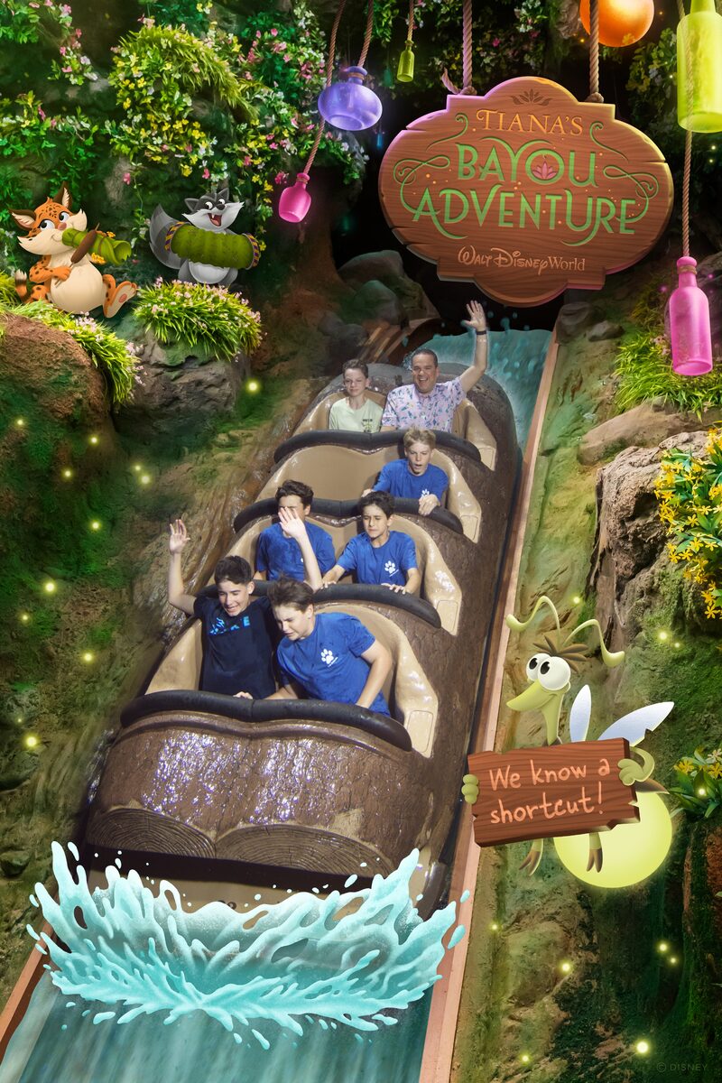Tiana's Bayou Adventure with field trip boys