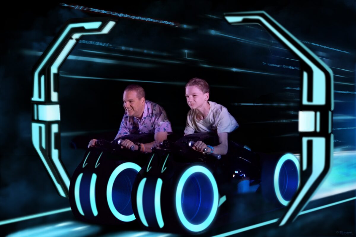TRON Lightcycle Run ride photo